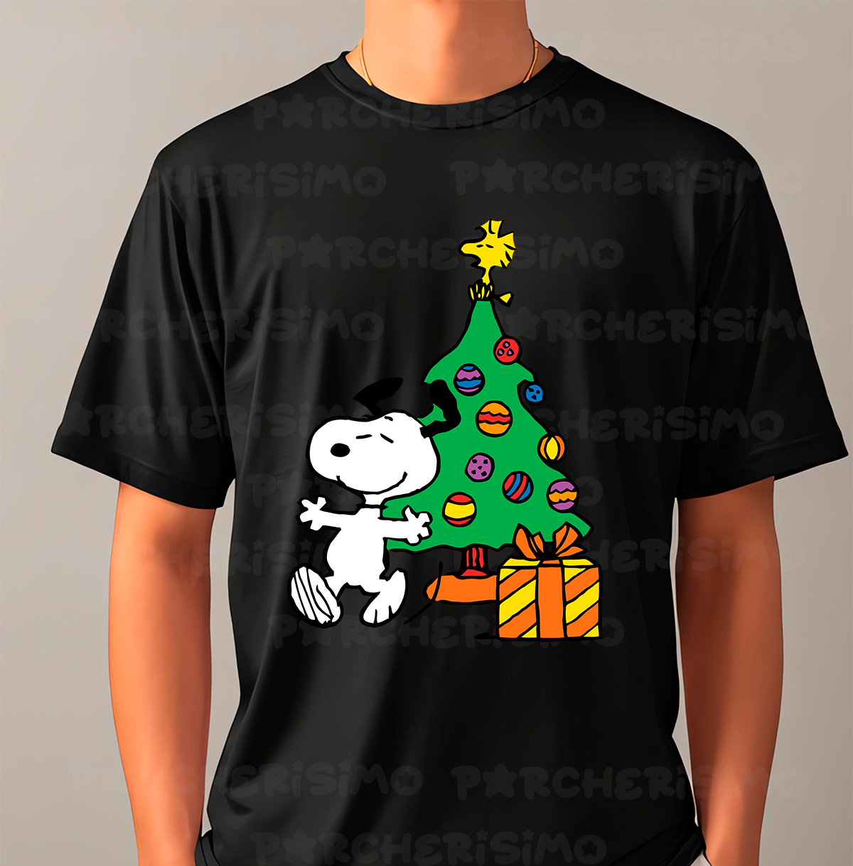 Snoopy con regalos navideños