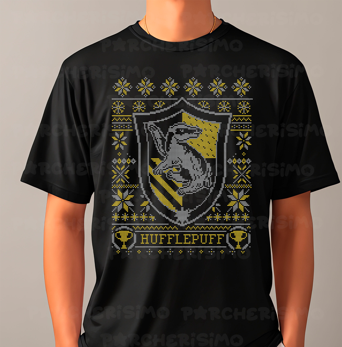 Ugly sweater Hufflepuff